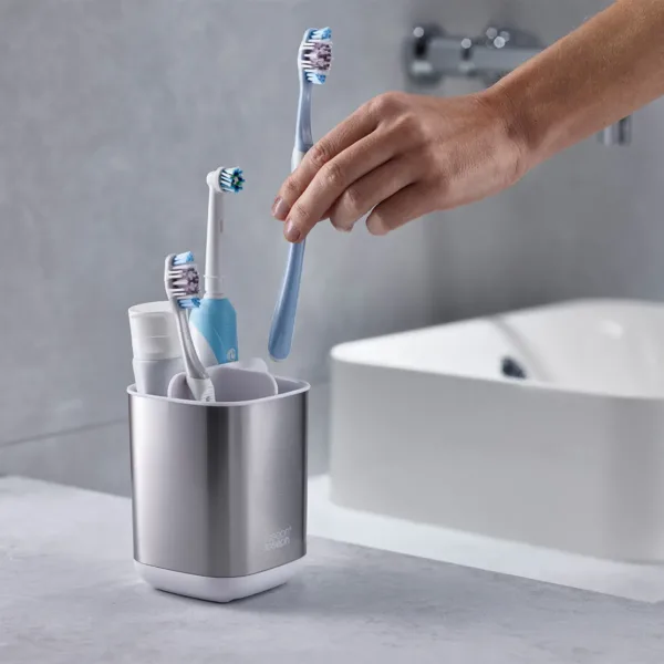 Porta cepillos de dientes EasyStore acero inoxidable