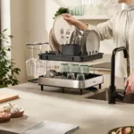 Seca platos Excel 2 niveles acero inoxidable - Gris - Imagen 5