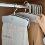 Set de 2 perchas con agarre fácil Orderly - Gris