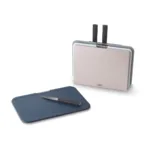 Set de 3 cuchillos y 3 tablas para cortar con soporte Nest - Azul - Imagen 2