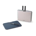 Set de 3 cuchillos y 3 tablas para cortar con soporte Nest - Azul - Imagen 3