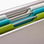 Set de 3 tablas para cortar con estuche para estante Folio - Gris claro - Imagen 5