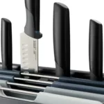 Set de 4 tablas para cortar y 4 cuchillos con estuche Folio - Negro - Imagen 7