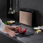 Set de 4 tablas para cortar y estuche Folio Steel