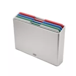 Set de 4 tablas para cortar con estuche Folio Large - Gris - Imagen 2