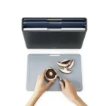 Set de 4 tablas para cortar con estuche Folio - Negro - Imagen 3