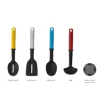 Set de 4 utensilios Elevate con soporte de almacenamiento - Multicolor - Imagen 2