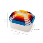 Set de 5 contenedores de alimentos Nest Lock - Multicolor - Imagen 3