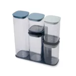 Set de 5 contenedores herméticos con soporte inteligente Podium - Azul - Imagen 4