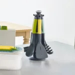 Set de 6 utensilios de cocina con base giratoria Elevate - Verde - Imagen 4