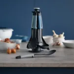 Set de 6 utensilios de cocina con base giratoria Elevate - Azul
