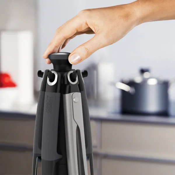 joseph set 6 utensilios soporte giratorio joseph joseph gris 10151 JJA10151B103 03 1