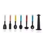 Set de 6 utensilios + soporte giratorio Elevate - Multicolor - Imagen 3