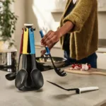 Set de 6 utensilios + soporte giratorio Elevate - Multicolor