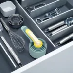 Set de 8 cucharas y tazas medidoras Nest Measure - Verde