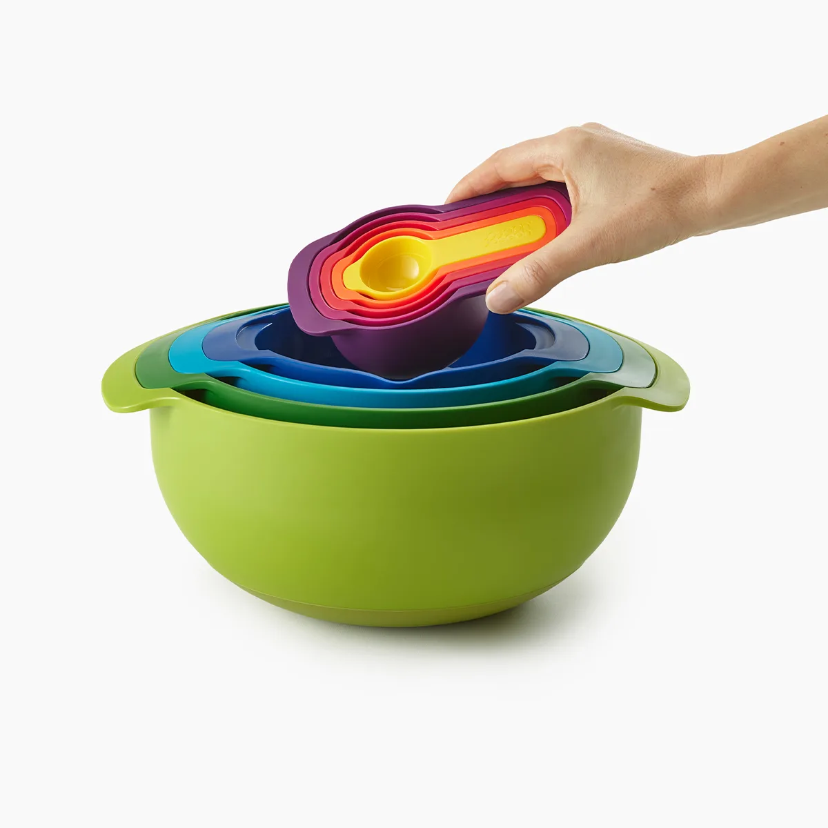 joseph-set-9-bowls-apilables-accesorios-joseph-joseph-multicolor-40031-JJA40031B9999-02 Set de 9 bowls apilables y accesorios de cocina Nest plus - Imagen 2