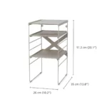 Estante ajustable para calzado Level - Beige - Imagen 3