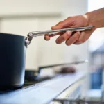 Olla cerámica antiadherente Space Asa Plegable 19 cm - Imagen 4