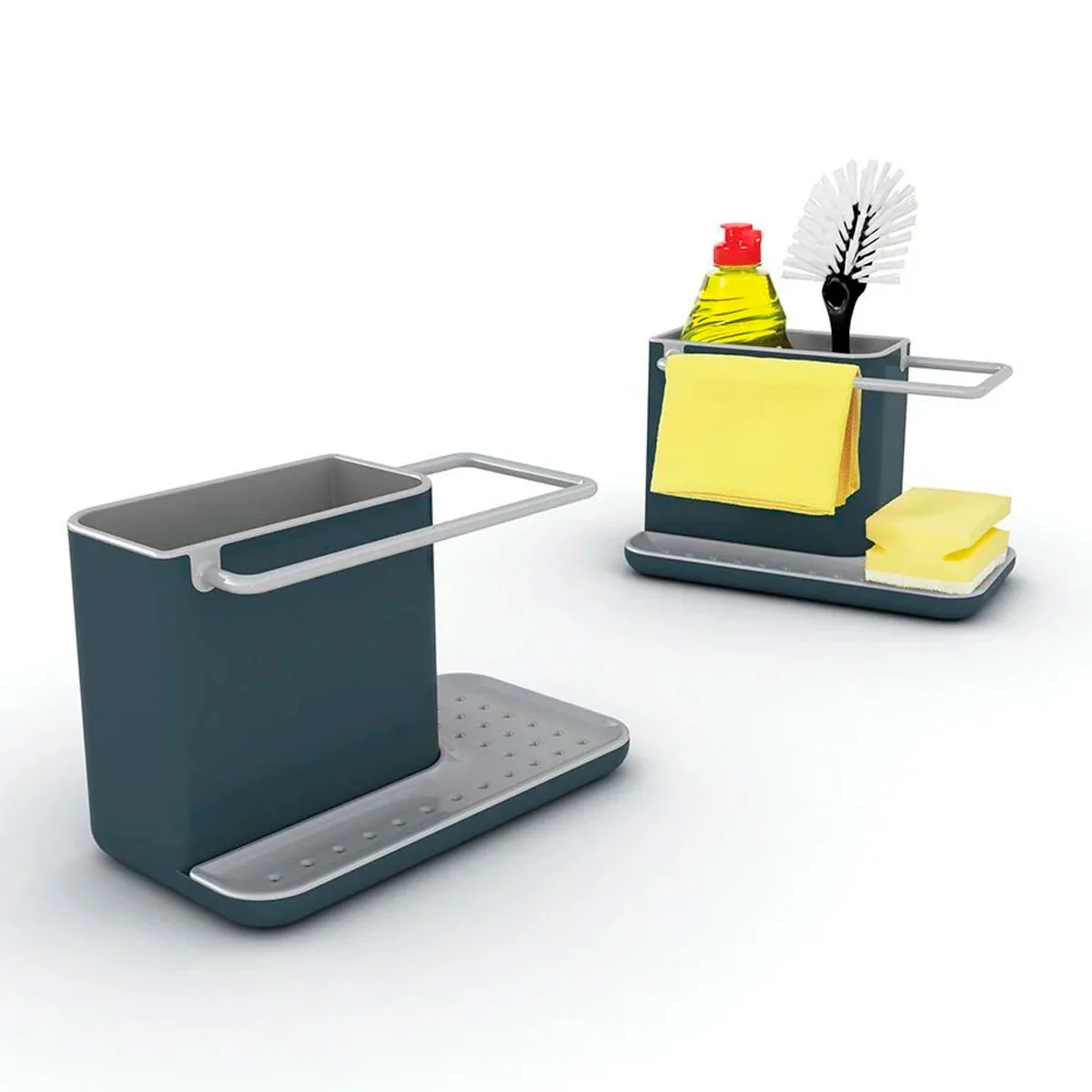 organizador-bacha-drenaje-joseph-joseph-jja85022b103-gris-03 Organizador de bacha Caddy con drenaje Gris - Imagen 3