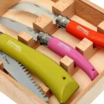 Set 3 cuchillos jardinería acero inox y carbono