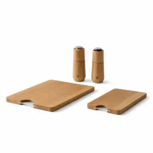 Set de 2 Molinillos Helsinki + Tablas de madera