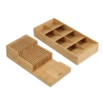 Set Organizador de Cubiertos DrawerStore – Bambú