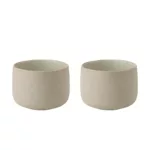 Set de 2 Tazas Emma 150 ml - Gris