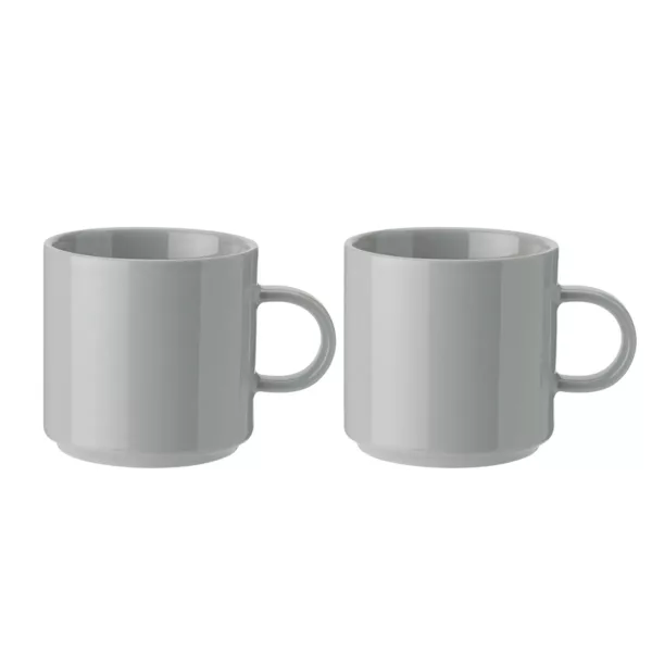 Set de 2 Tazas Mug Stelton 200 ml - Gris
