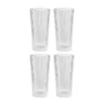 Set de 4 vasos largos Pilastro 300 ml - Vidrio - Imagen 2