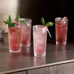 Set de 4 vasos largos Pilastro 300 ml - Vidrio