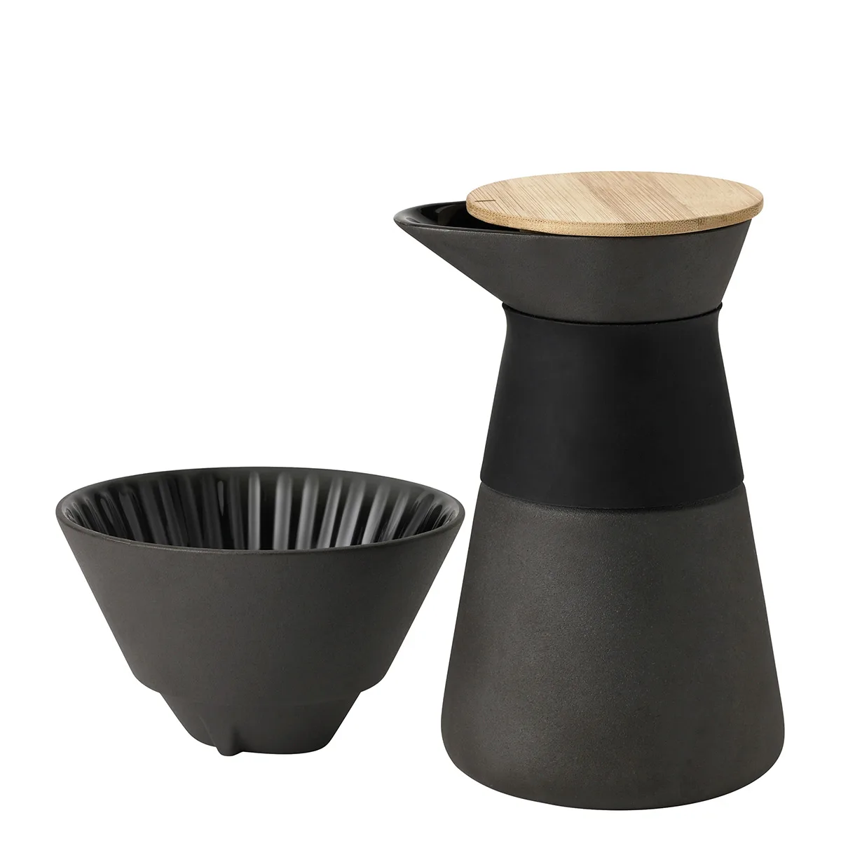 stelton-cafetera-600-ml-negro-stelton-X-634-STAX-634B102-01 Cafetera Theo 600 ml - Negro - Imagen 1