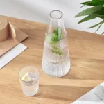 Jarra de vidrio 1 litro Pilastro - Vidrio - Imagen 3