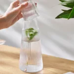 Jarra de vidrio 1 litro Pilastro - Vidrio - Imagen 4