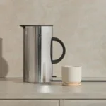 Taza Theo con posavasos 200 ml - Blanco