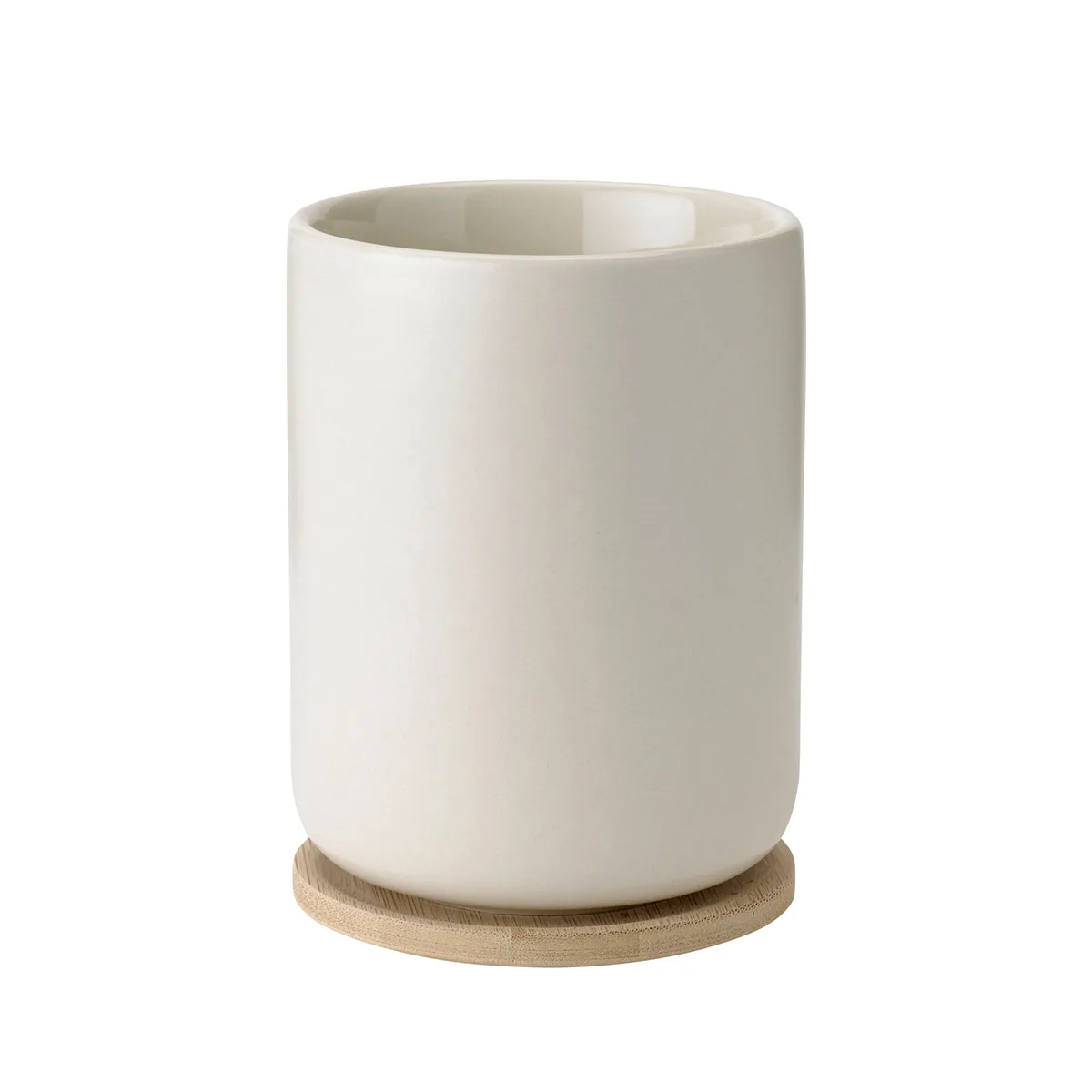 stelton-taza-termica-stelton-posavasos-250ml-blanco-X-641-1-STAX-641-1B101-01 Taza térmica Theo 250 ml con posavasos de bambú - Imagen 2