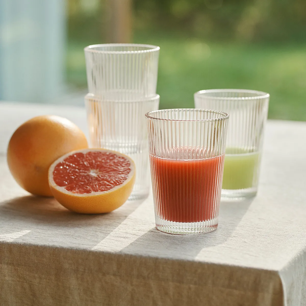 stelton-vaso-pilastro-240-ml-x-6-uds-vidrio-stelton-X-502-STAX-502B0000-02 Set de 6 Vasos Pilastro 240 ml - Imagen 1